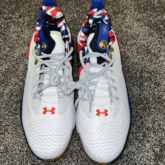 Under Armour Harper 7 baseball Cleats USA ST HOVR 3025645-100 Men’s Sz 13 - Picture 5 of 7